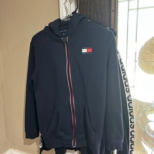 Tommy Hilfiger Navy Zip-Up Sweater